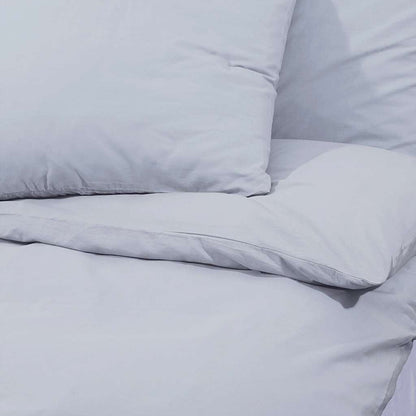 Set Copripiumino Grigio 140x200 cm in Cotone | homemem39