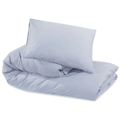 Set Copripiumino Grigio 200x200 cm in Cotone | homemem39