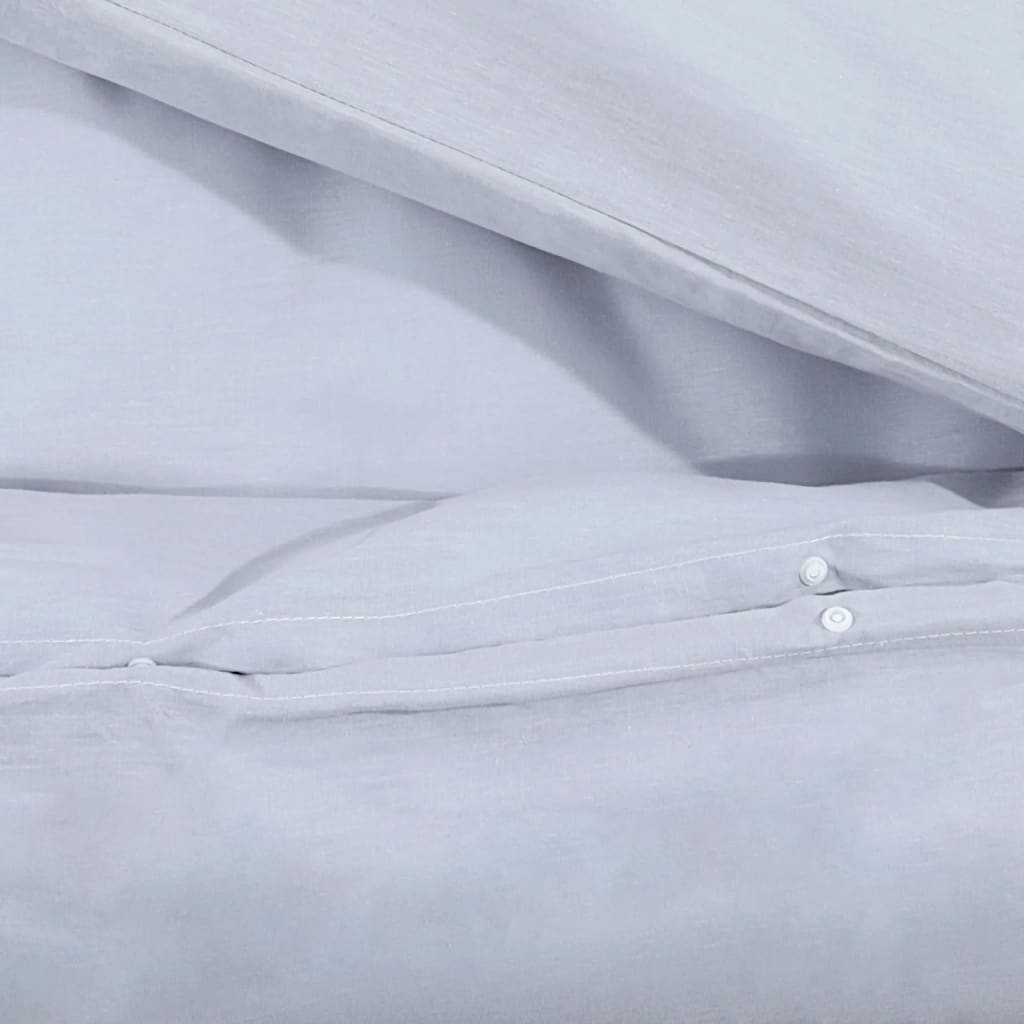 Set Copripiumino Grigio 200x220 cm in Cotone | homemem39