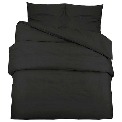 Set Copripiumino Nero 200x200 cm in Cotone | homemem39
