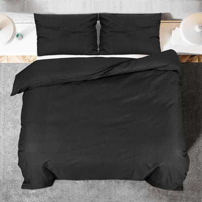 Set Copripiumino Nero 200x200 cm in Cotone | homemem39