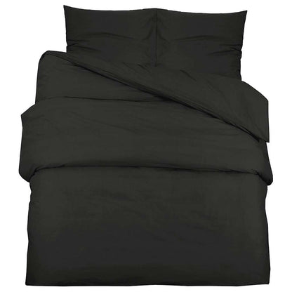 Set Copripiumino Nero 135x200 cm in Cotone | homemem39