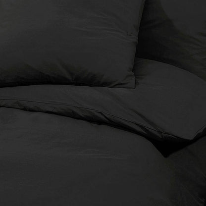 Set Copripiumino Nero 135x200 cm in Cotone | homemem39
