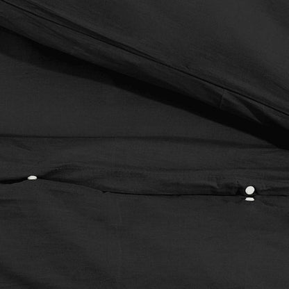 Set Copripiumino Nero 135x200 cm in Cotone | homemem39