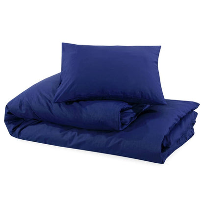 Set Copripiumino Blu Marino 200x220 cm in Cotone | homemem39