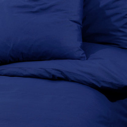Set Copripiumino Blu Marino 200x220 cm in Cotone | homemem39