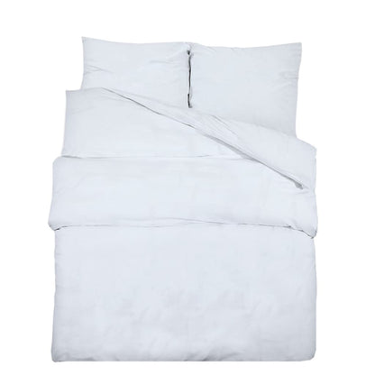 Set Copripiumino Bianco 140x200 cm in Cotone | homemem39