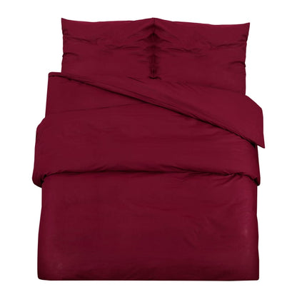Set Copripiumino Bordò 260x240 cm in Cotone | homemem39