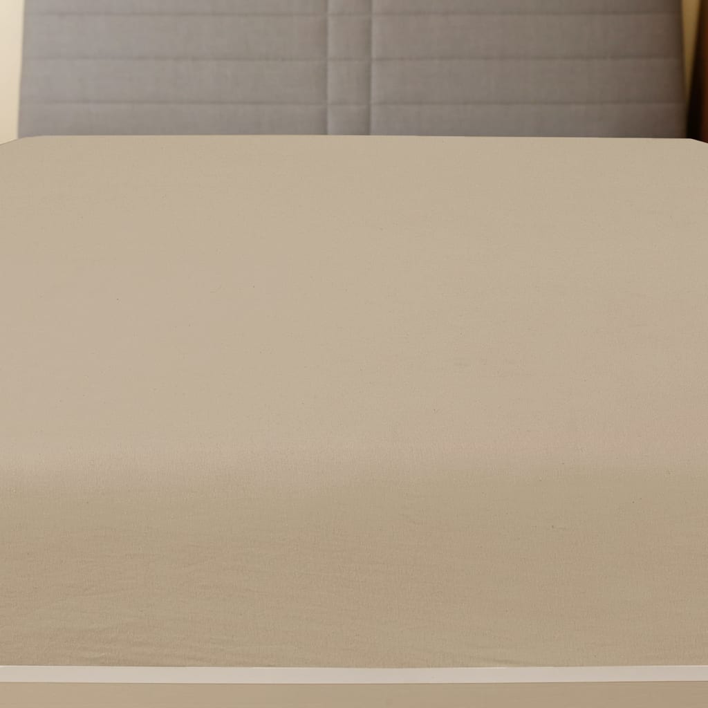 Taubengraues Jersey-Spannbetttuch, 100 x 200 cm, Baumwolle