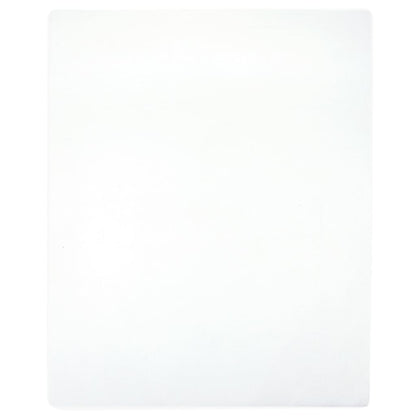 Lenzuolo con Angoli Jersey Bianco 100x200 cm Cotone