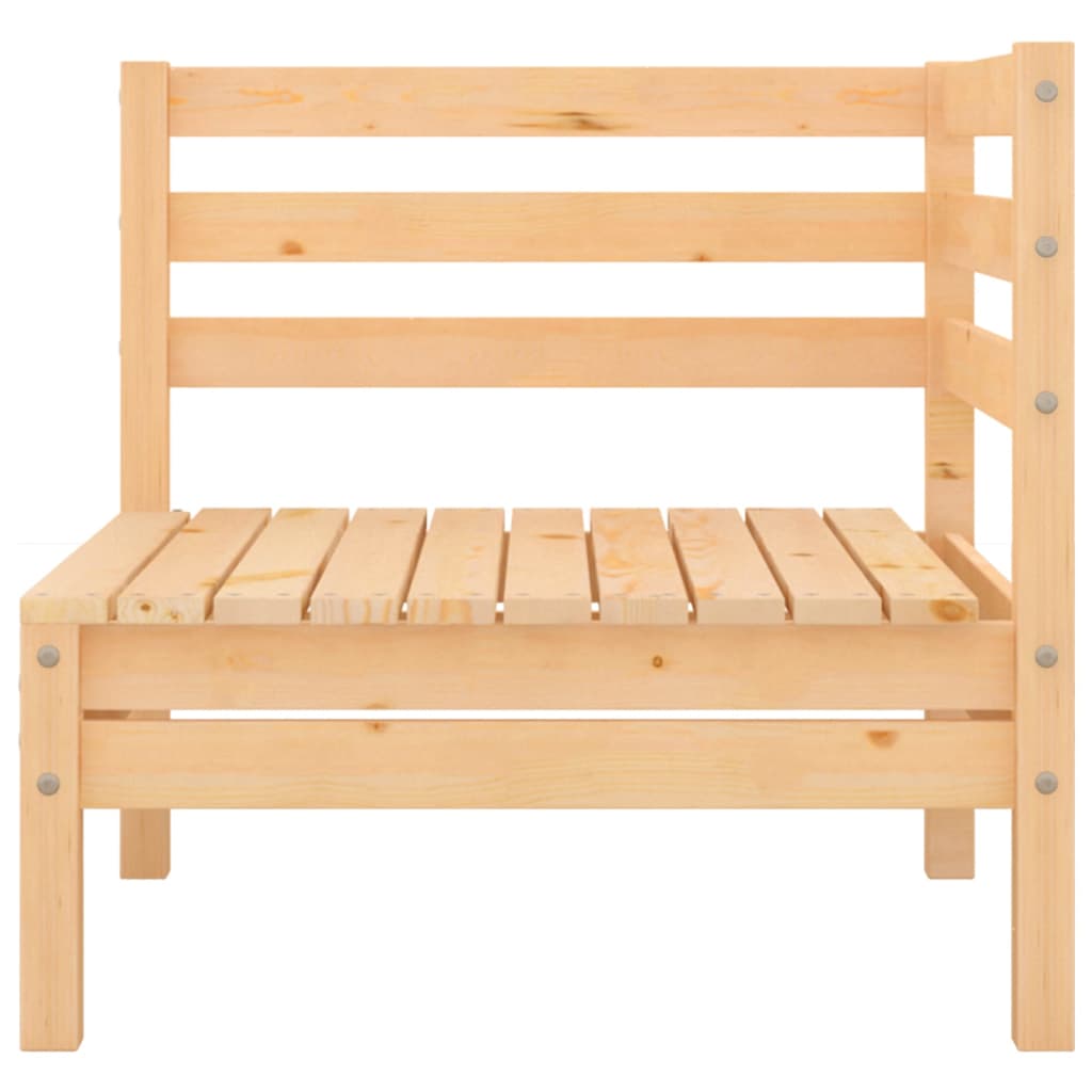 Set Salotto da Giardino 4 pz in Legno Massello di Pino | homemem39