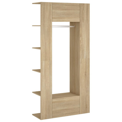 Mobili da Corridoio 2 pz Rovere Sonoma in Legno Multistrato | homemem39