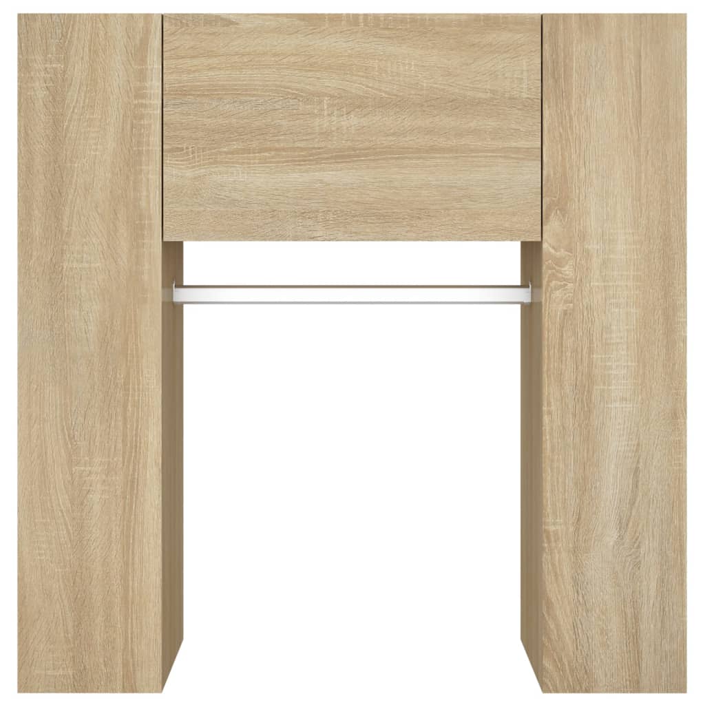 Mobili da Corridoio 2 pz Rovere Sonoma in Legno Multistrato | homemem39