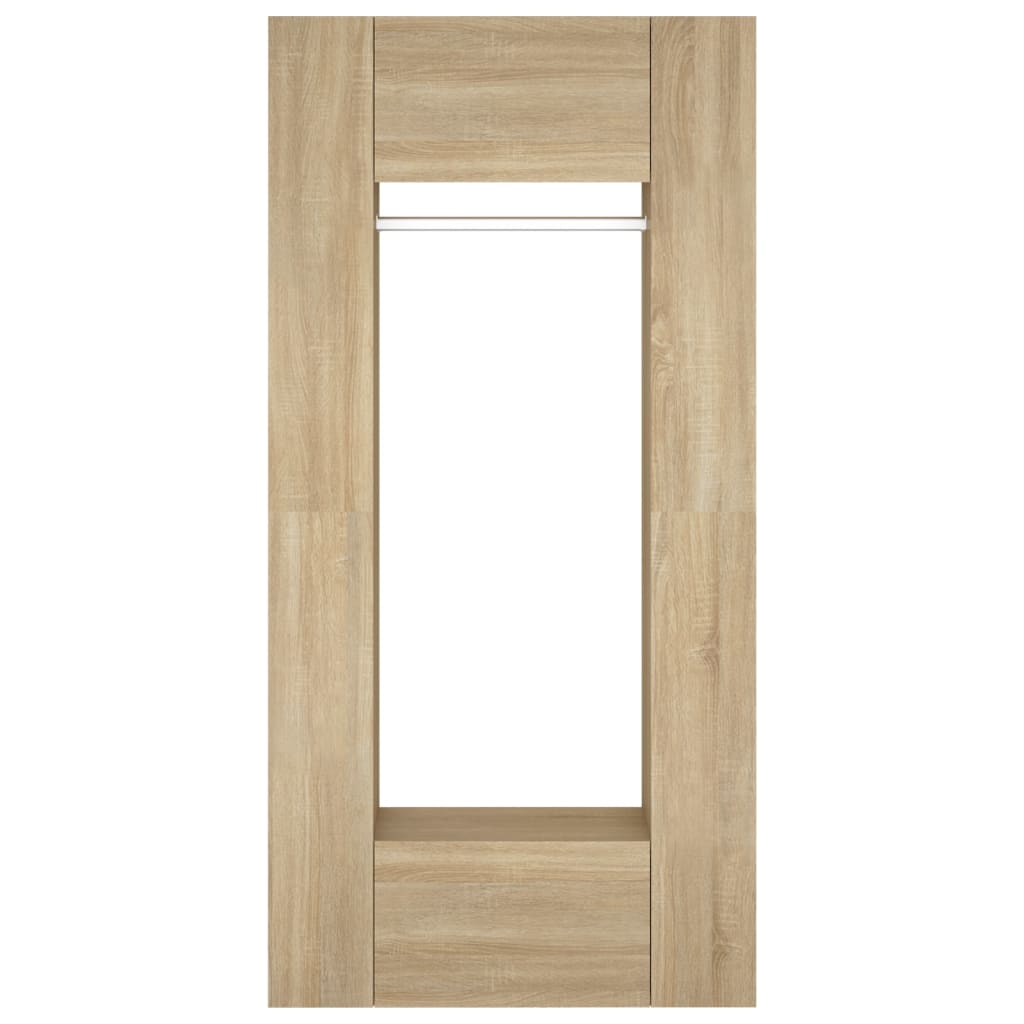 Mobili da Corridoio 2 pz Rovere Sonoma in Legno Multistrato | homemem39