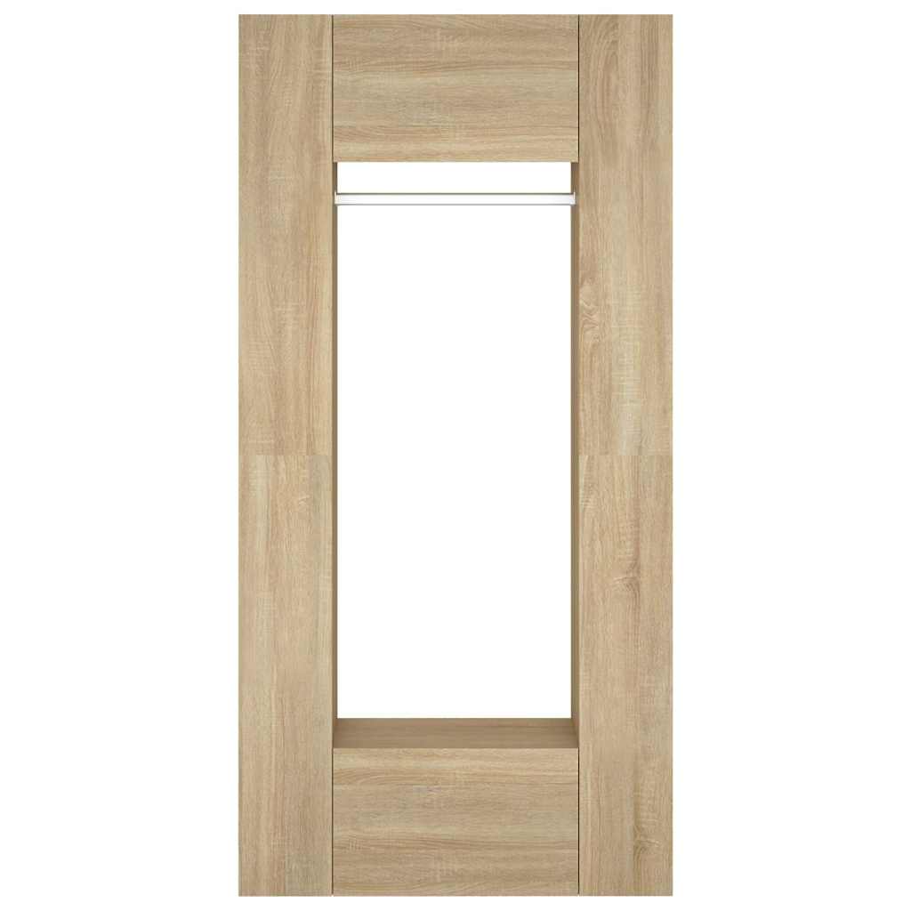 Mobili da Corridoio 2 pz Rovere Sonoma in Legno Multistrato
