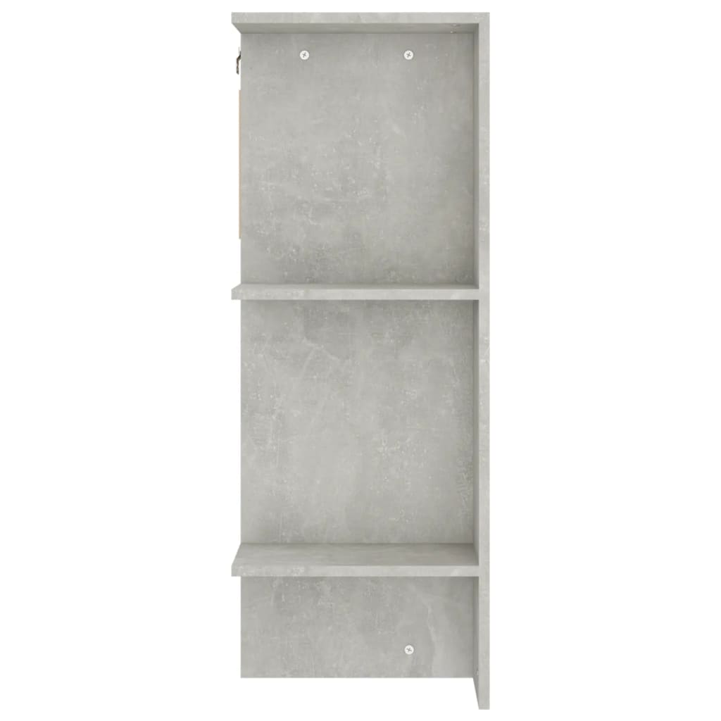 Mobili da Corridoio 2 pz Grigio Cemento in Legno Multistrato | homemem39