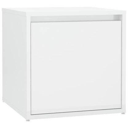 Gloss White Hallway Furniture Set in Plywood