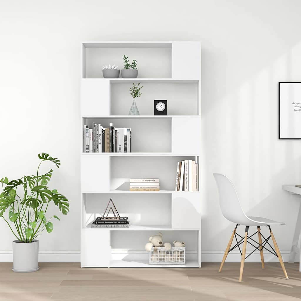 Libreria/Divisorio Stanza Bianco 100x24x188 cm