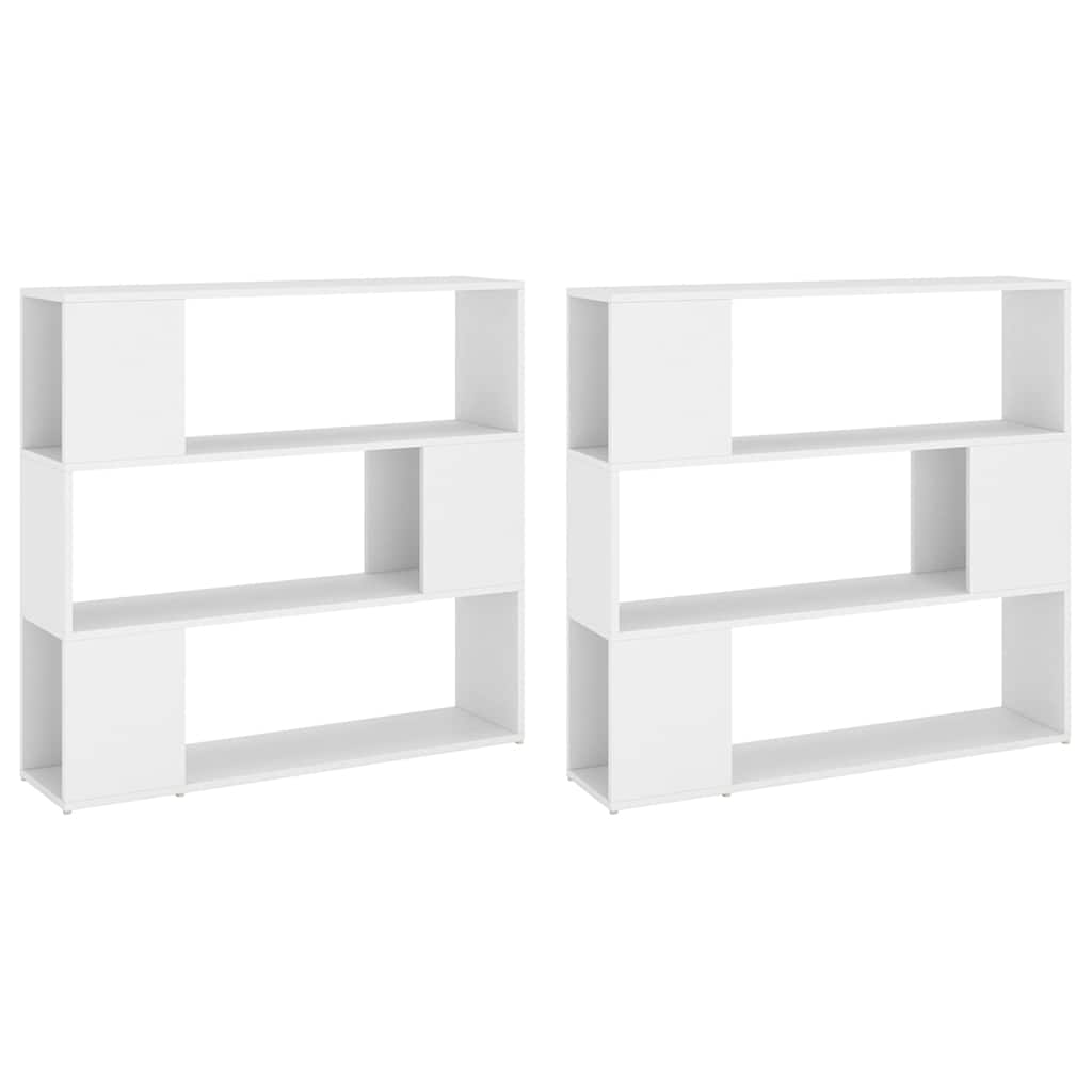 Libreria/Divisorio Stanza Bianco 100x24x188 cm