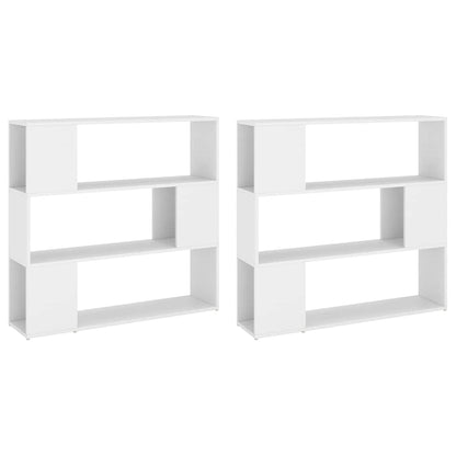 Libreria/Divisorio Stanza Bianco 100x24x188 cm