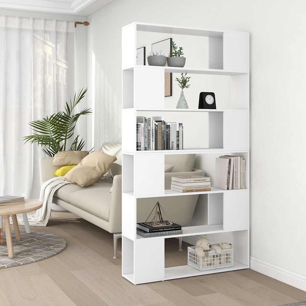 Libreria/Divisorio Stanza Bianco 100x24x188 cm