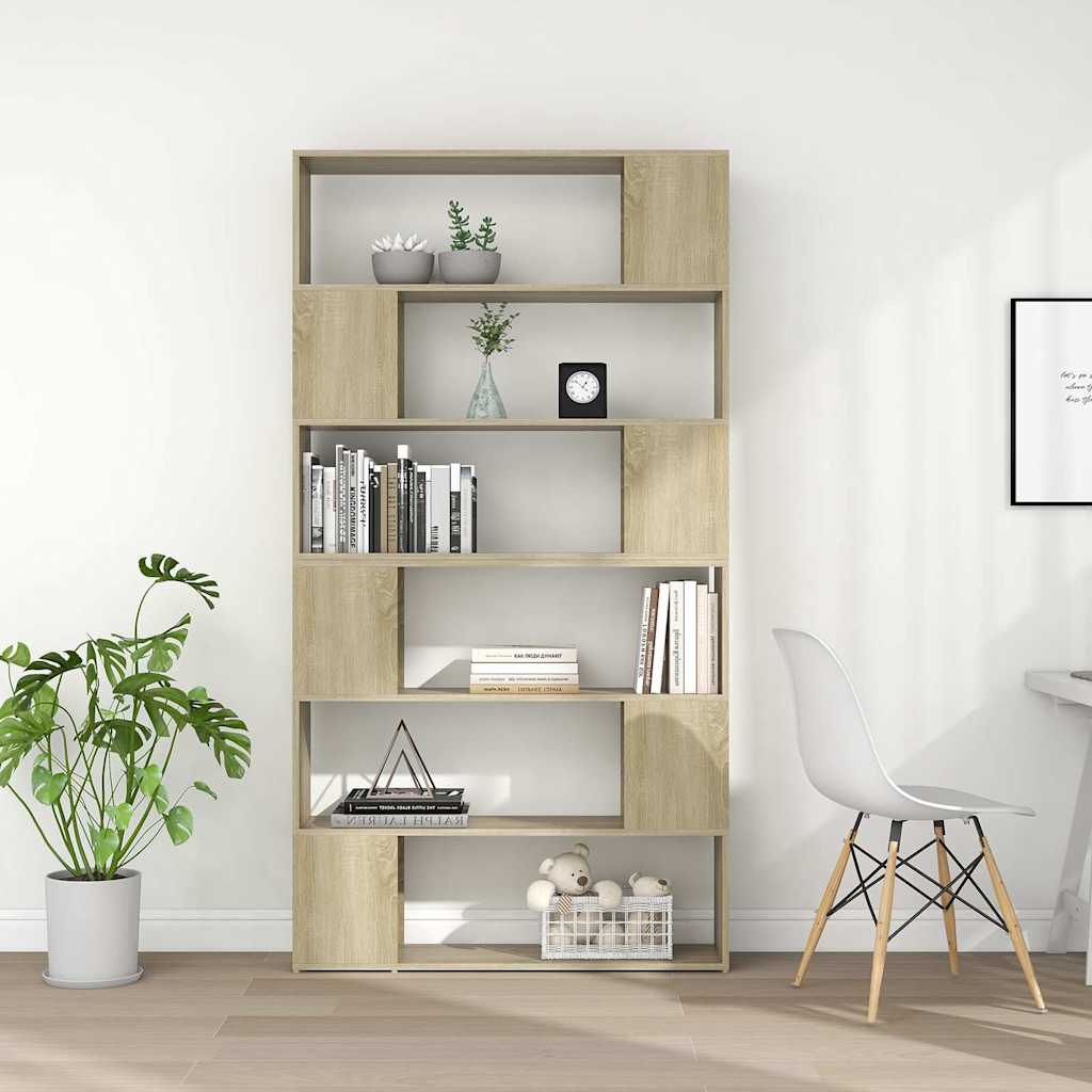 Libreria/Divisorio Stanza Rovere Sonoma 100x24x188 cm