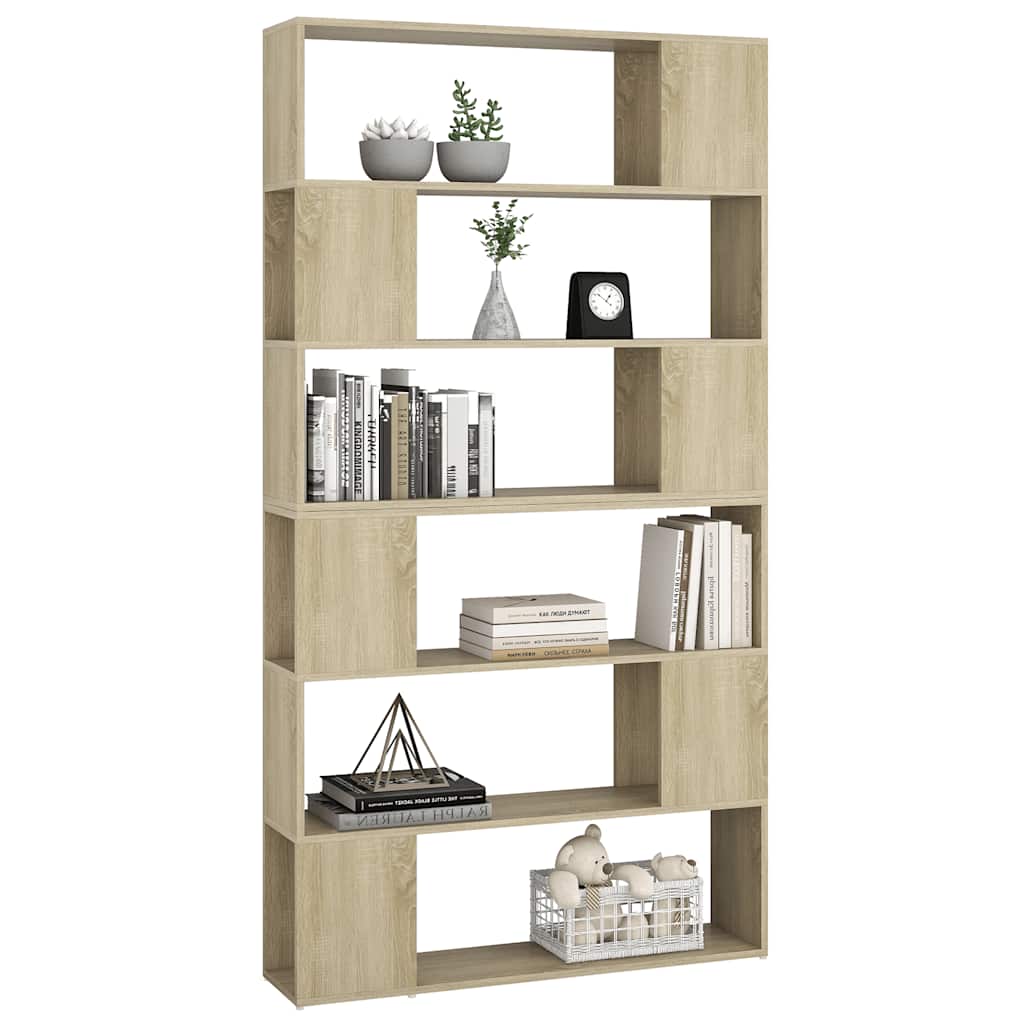 Libreria/Divisorio Stanza Rovere Sonoma 100x24x188 cm