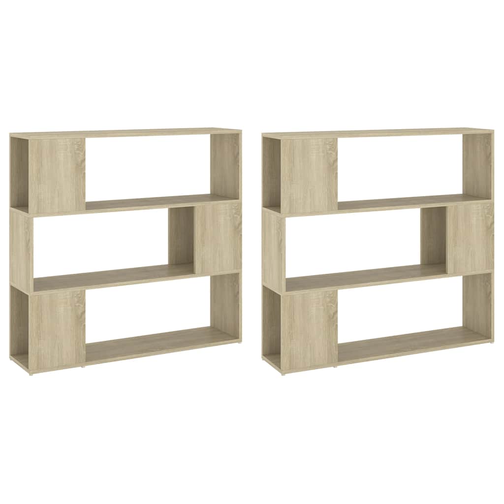Libreria/Divisorio Stanza Rovere Sonoma 100x24x188 cm