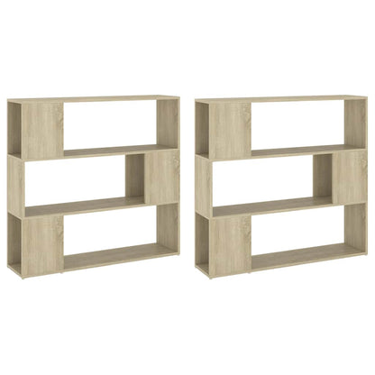 Libreria/Divisorio Stanza Rovere Sonoma 100x24x188 cm