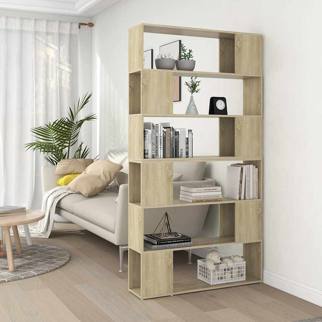 Libreria/Divisorio Stanza Rovere Sonoma 100x24x188 cm