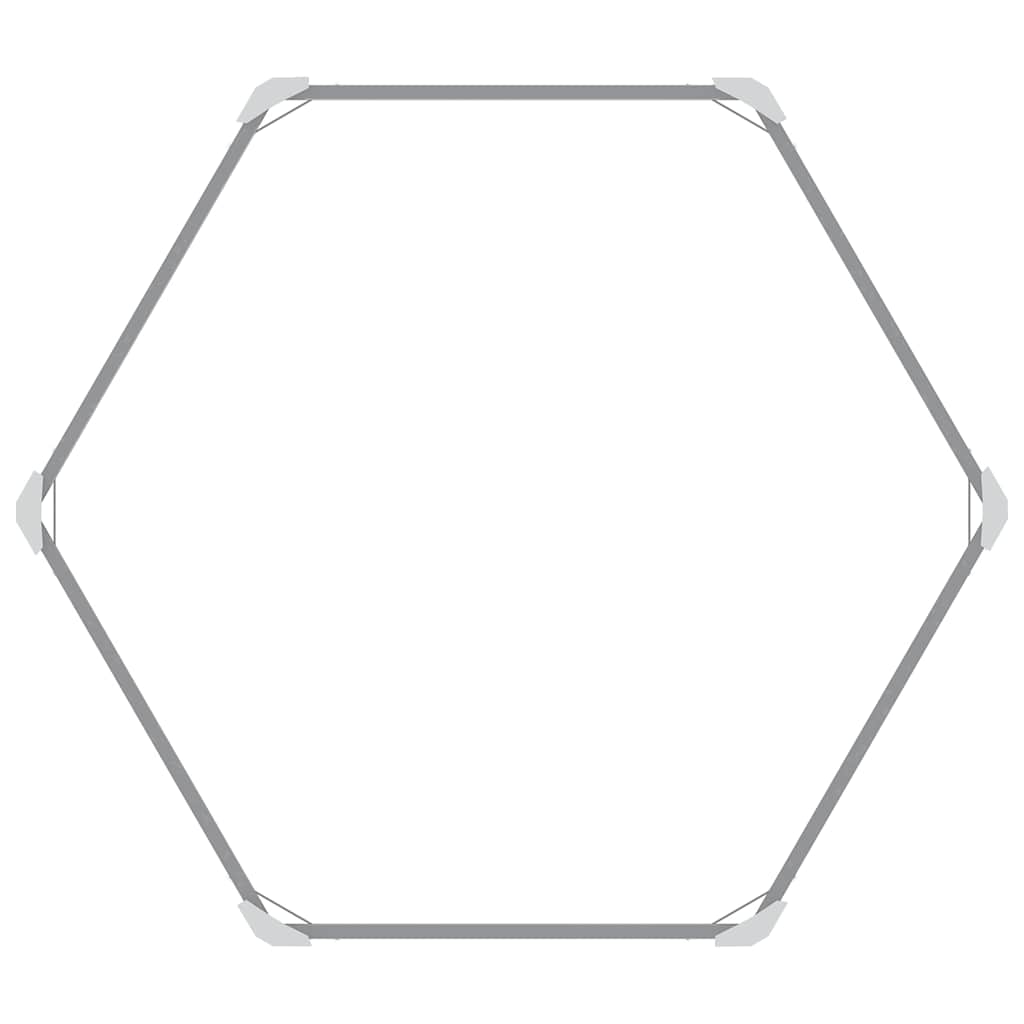 Letto Rialzato da Giardino 129x45 cm in Acciaio Zincato Argento - homemem39