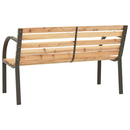 Panca da Giardino Doppia 81 cm in Legno di Abete Cinese - homemem39