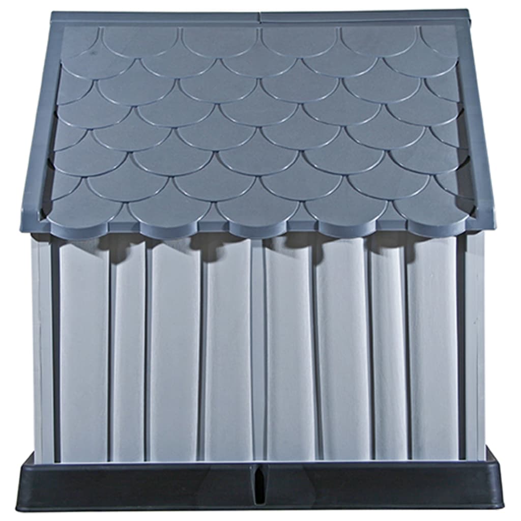 Cuccia per Cani Grigia 92x87x91 cm in Plastica | homemem39