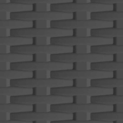Armadietto in Plastica 68x39x92 cm Design Rattan