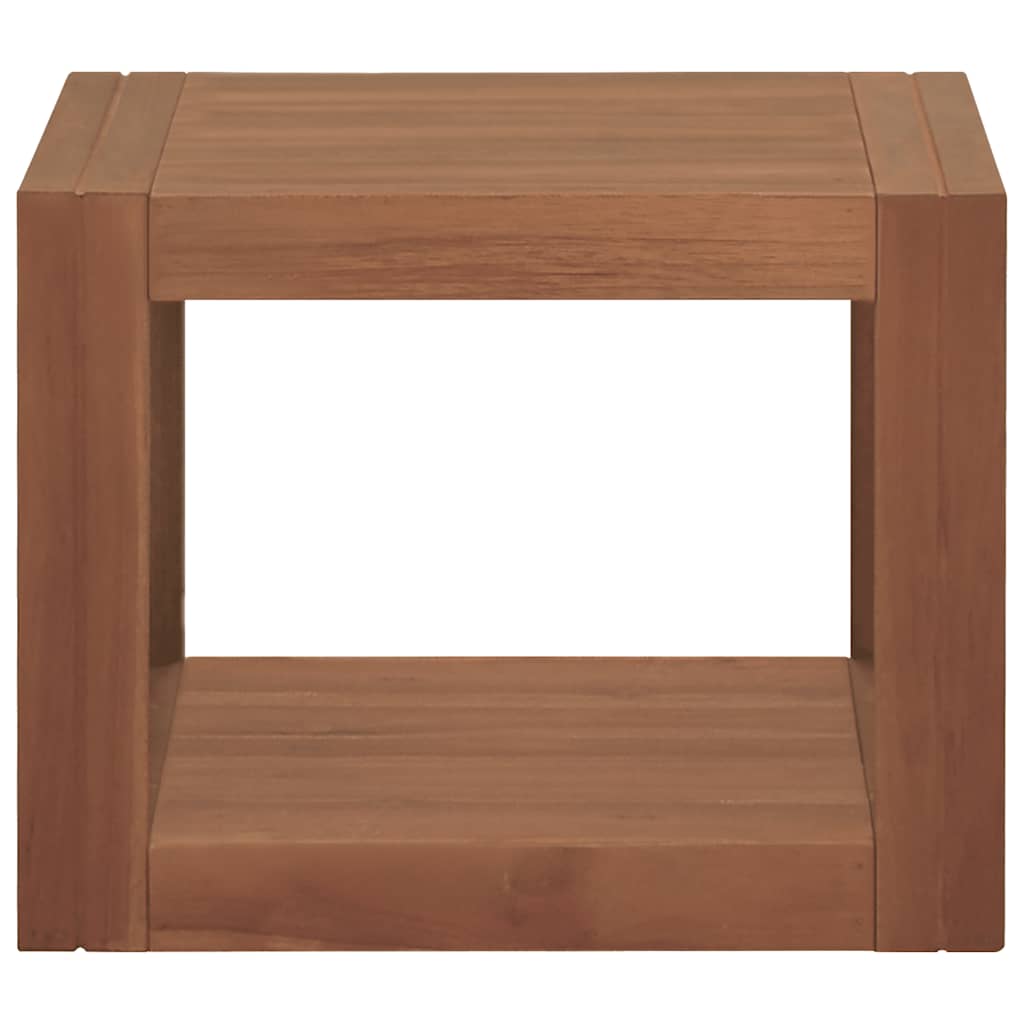 Mobile da Bagno a Parete 45x45x35 cm in Legno Massello di Teak - homemem39