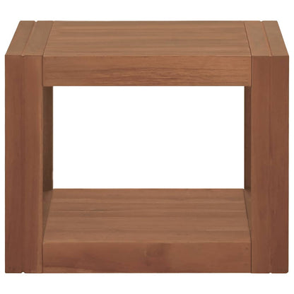 Mobile da Bagno a Parete 45x45x35 cm in Legno Massello di Teak - homemem39