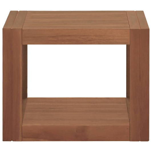 Mobile da Bagno a Parete 45x45x35 cm in Legno Massello di Teak - homemem39