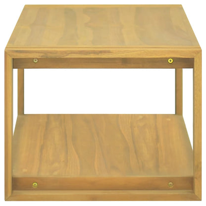 Mobile da Bagno a Parete 90x45x35 cm in Legno Massello di Teak | homemem39