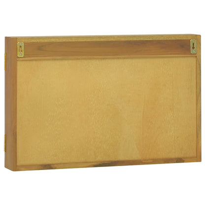 Mobile a Specchio 60x10x40 cm in Legno Massello di Teak - homemem39