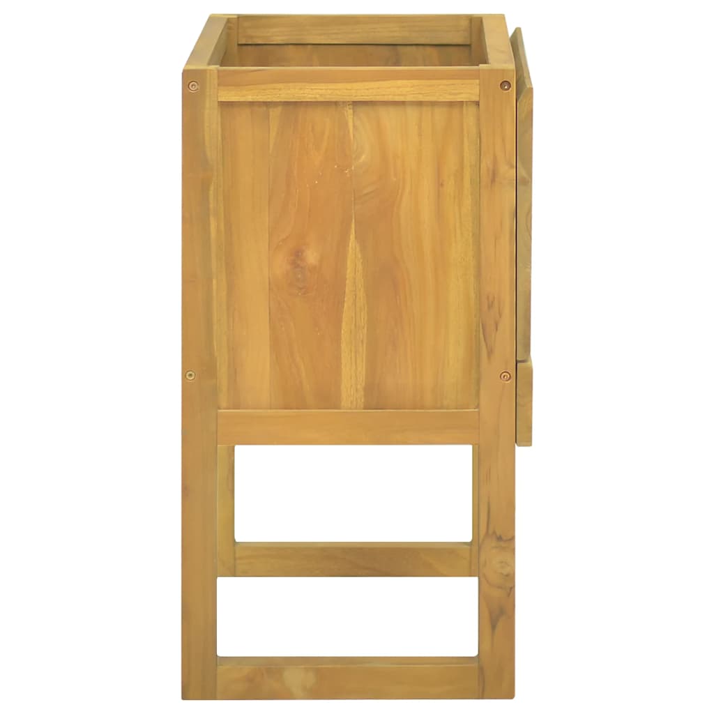 Mobile da Bagno 60x40x75 cm in Legno Massello di Teak