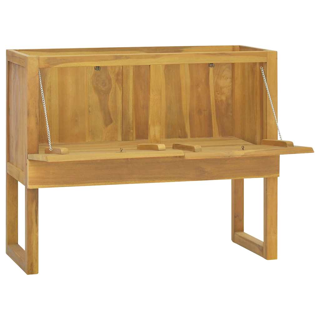 Mobile da Bagno 90x40x75,5 cm in Legno Massello di Teak | homemem39