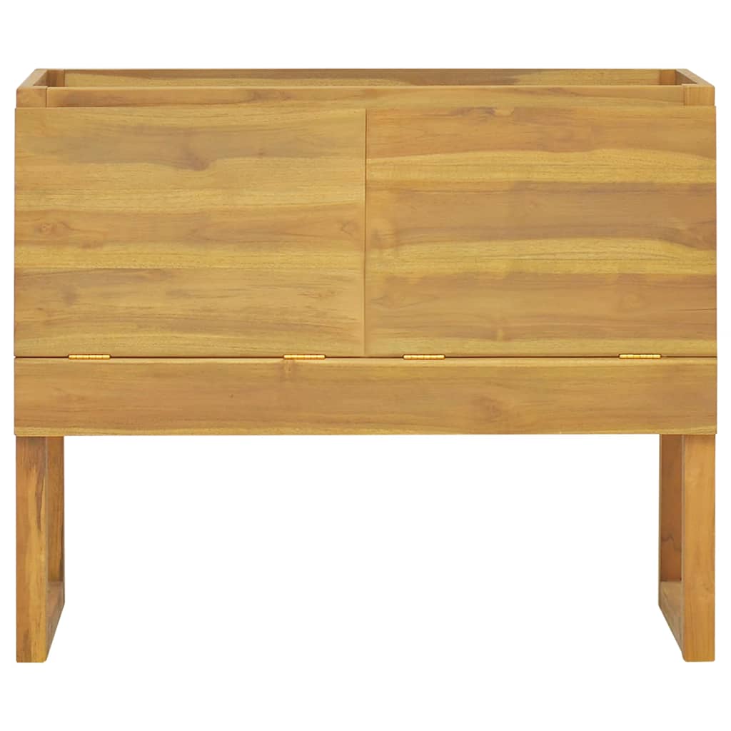 Mobile da Bagno 90x40x75,5 cm in Legno Massello di Teak - homemem39