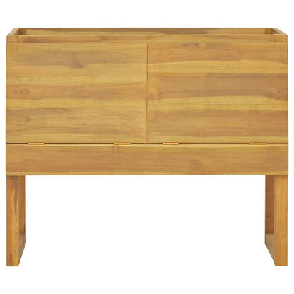 Mobile da Bagno 90x40x75,5 cm in Legno Massello di Teak