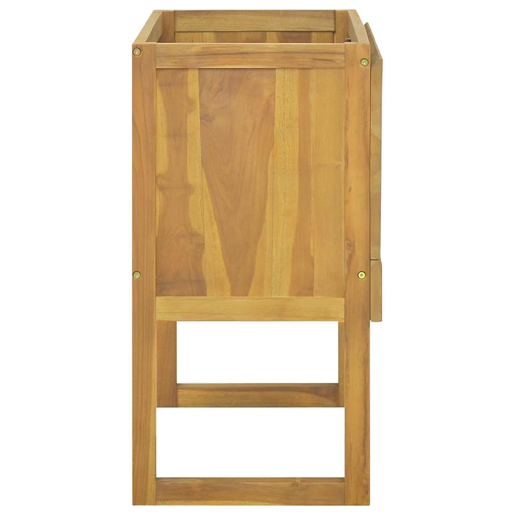Mobile da Bagno 90x40x75,5 cm in Legno Massello di Teak