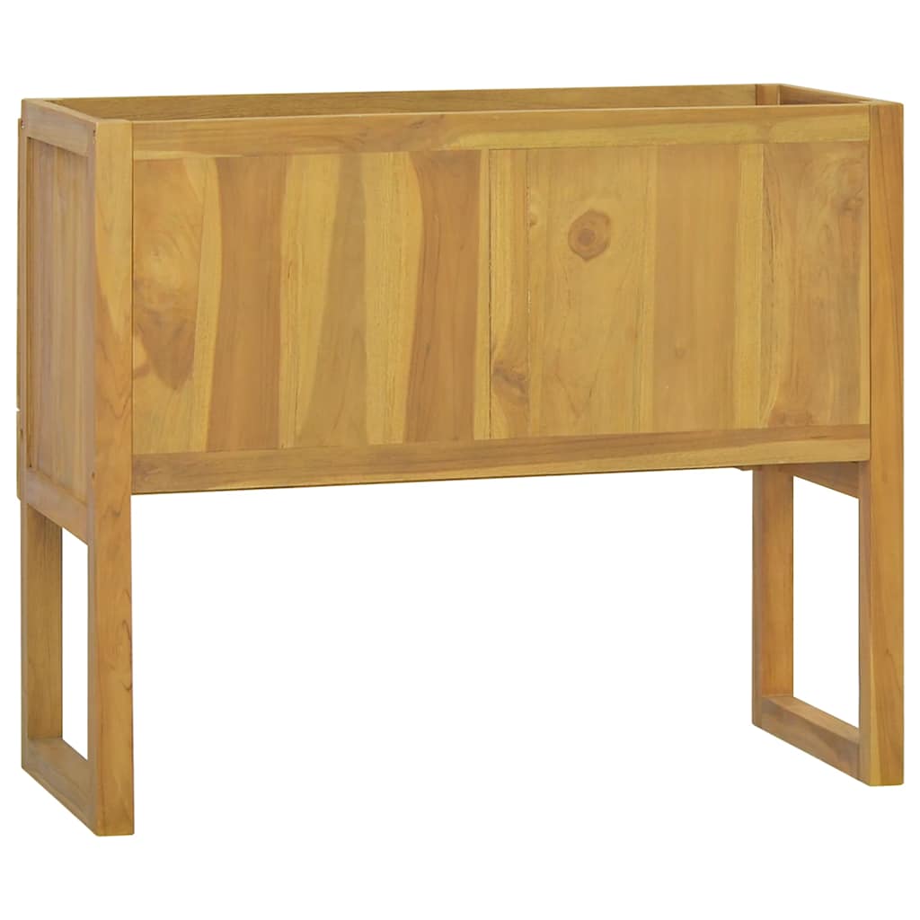 Mobile da Bagno 90x40x75,5 cm in Legno Massello di Teak - homemem39
