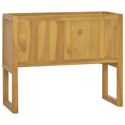 Mobile da Bagno 90x40x75,5 cm in Legno Massello di Teak - homemem39