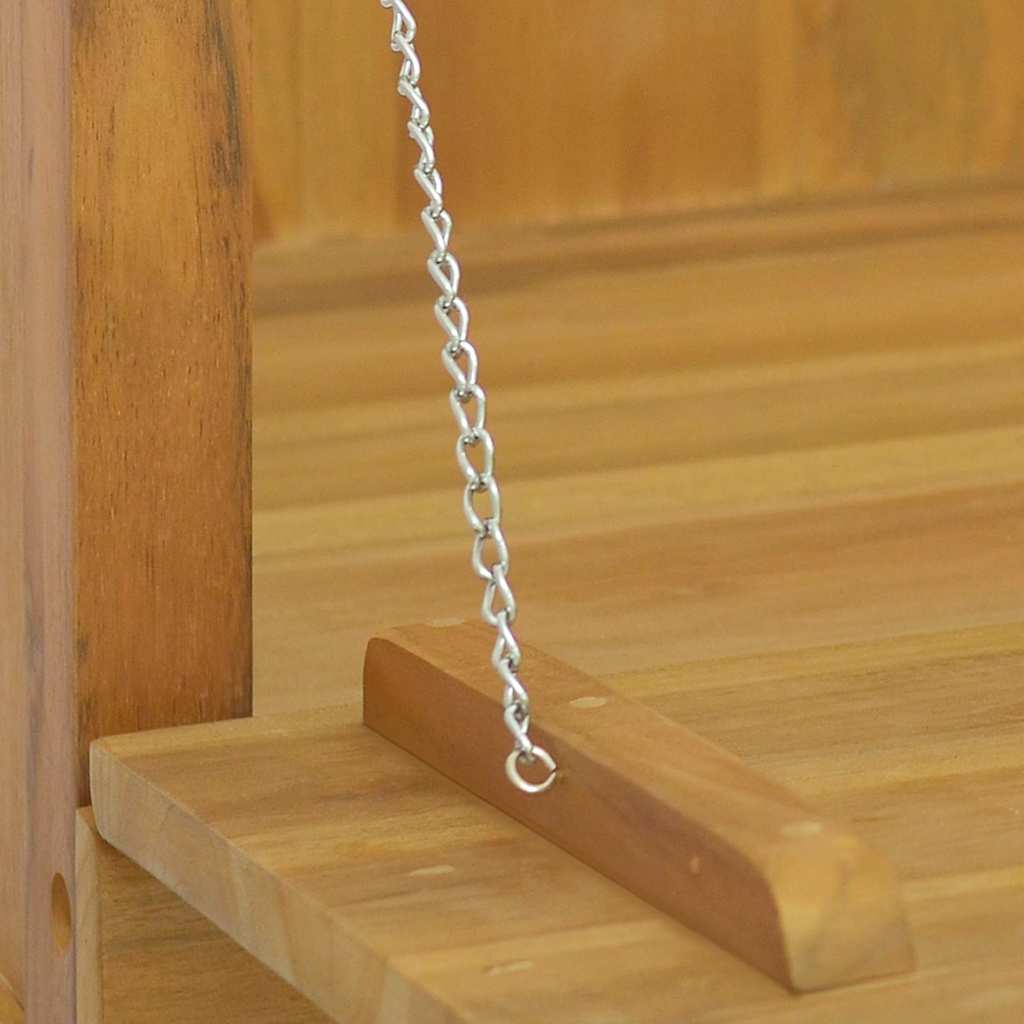 Mobile da Bagno 90x40x75,5 cm in Legno Massello di Teak