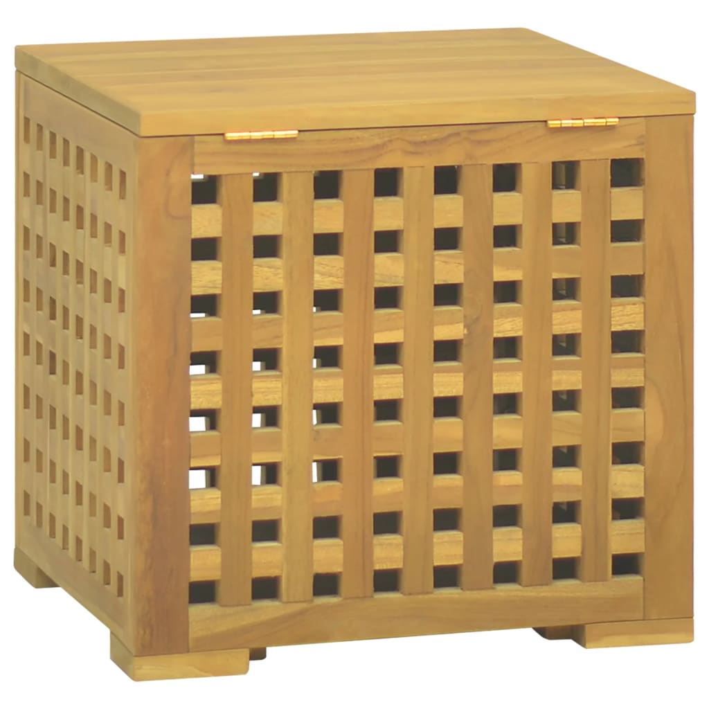 Scatola per Corde 40x40x40 cm in Legno Massello di Teak | homemem39