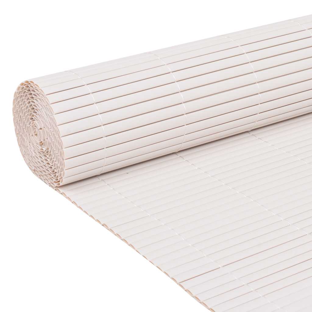 Recinzione da Giardino a Doppio Lato 110x300 cm Bianca - homemem39