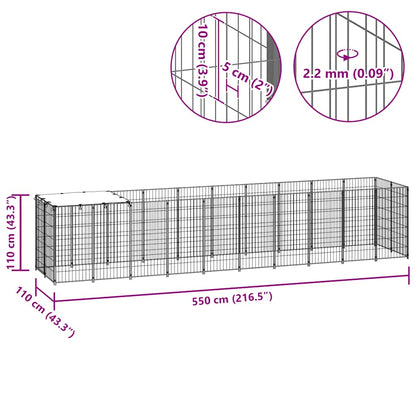 Black Dog Cage 6.05 m² in Steel